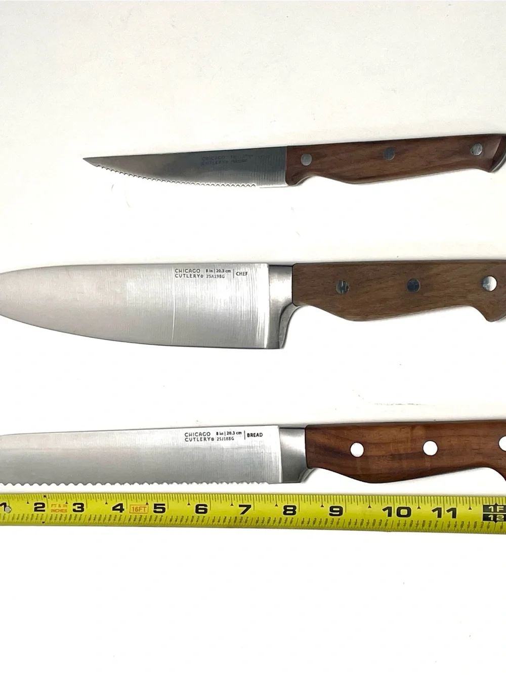 Chicago Cutlery 10 Pc Knife Set Wood 8